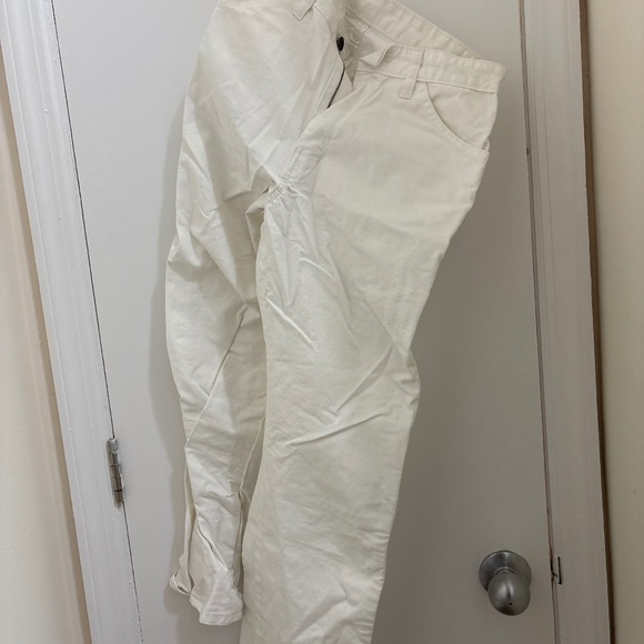 Dickies White Carpenter Pants — 29x30, Utility Workwear, Straight Leg - Picture 1 of 3